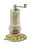 Traditional style pepper mill