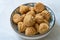 Traditional Talkan Cookies made Roasted Chickpeas