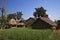 Traditional taru houses in Terai, Nepal