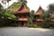 Traditional teak Thai house