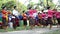 Traditional Thai dancing in Participants take part in the celebration of Thailand tourism Festival.