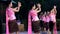 Traditional Thai dancing in Participants take part in the celebration of Thailand tourism Festival.