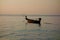 A Traditional Thai Fishing Boat Anchored Close to Shore