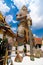 Traditional Thai style statue of Guard at Wat Phra Kaeo, Temple