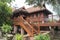 Traditional thailand wooden house