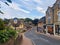 Traditional thatched roof buildings and pubs in Shanklin, Isle of Wight