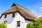 Traditional thatching roof house in Vitt