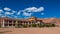 Traditional Tibetan or Ladakhi architecture school building near Leh