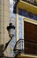 Traditional tile facade in Caceres - Spain