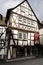 Traditional timber-framed house in the heart of the old town, Wetzlar, Germany