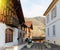 Traditional timbered house with an impressive view of the Alsatian vineyars hills - Route des Vins