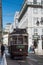 Traditional tram in Lisbon