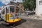 Traditional tram in Lisbon