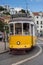 Traditional tram in Lisbon