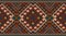 Traditional Tribal Aztec seamless pattern on the wool knitted texture