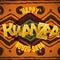 Traditional Tribal Kwanzaa Background, Vector Illustration