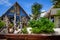 Traditional tropical hut the beach in Moorea Island