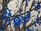 Traditional Turkish amulets - Nazar boncuk or Fatima Eye hang on the branches of a wishes tree