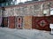 Traditional Turkish carpets displayed on the street