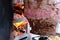 Traditional Turkish Doner Kebab grill. - Sivas Doner Kebab