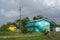 Traditional typical carribean house in Belize