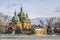 Traditional Ukrainian Domed Church in Guelph, Ontario