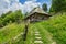 Traditional Ukrainian house.