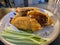 Traditional Vietnamese Deep Fried Spring Rolls, Eggroll or Lumpia with Duck