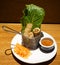 Traditional Vietnamese fried spring rolls or Cha Gio