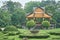 Traditional vietnamese pavilion in the imperial city, Hue, Vietnam.