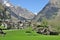 Traditional Village,Bavona Valley,Switzerland