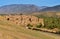 Traditional village in Morocco Atlas mountains