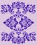 Traditional violet decoration