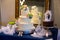 Traditional Wedding Cake at Reception