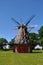 Traditional windmill in copenhagen, denmark