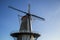 Traditional Windmill in Dutch Seaside Town Vlissingen, Zeeland, Netherlands