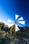 Traditional windmill at Lasithi Plateau in Crete, Greece