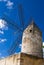 Traditional windmill in Palma de Majorca, Spain.