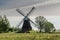 Traditional Windmill Wynhamster Kolk, Rheiderland, East Frisia, Lower Saxony, Germany