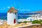 Traditional windmilll in Mykonos