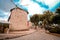 Traditional windmills in Alacati, Izmir province, Turkey