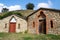 Traditional wine cellars, Vrbice, Breclav district, Southern Moravia, Czech Republic