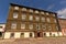 Traditional wooden apartment building in the town of Liepaja, Latvia