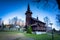 Traditional wooden church in the Tatra Mountains, Slovakia
