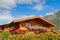 Traditional wooden house in Tyrol, Austria