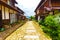 Traditional Wooden Houses Lining Nakasendo Magome