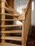 Traditional wooden staircase