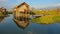 Traditional wooden stilt houses on Inle lake, Myanmar (Burma).