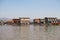 Traditional wooden stilt houses on the Lake Inle Myanmar