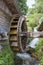 Traditional wooden waterwheel near Werfen in Pongau valley, Austria.